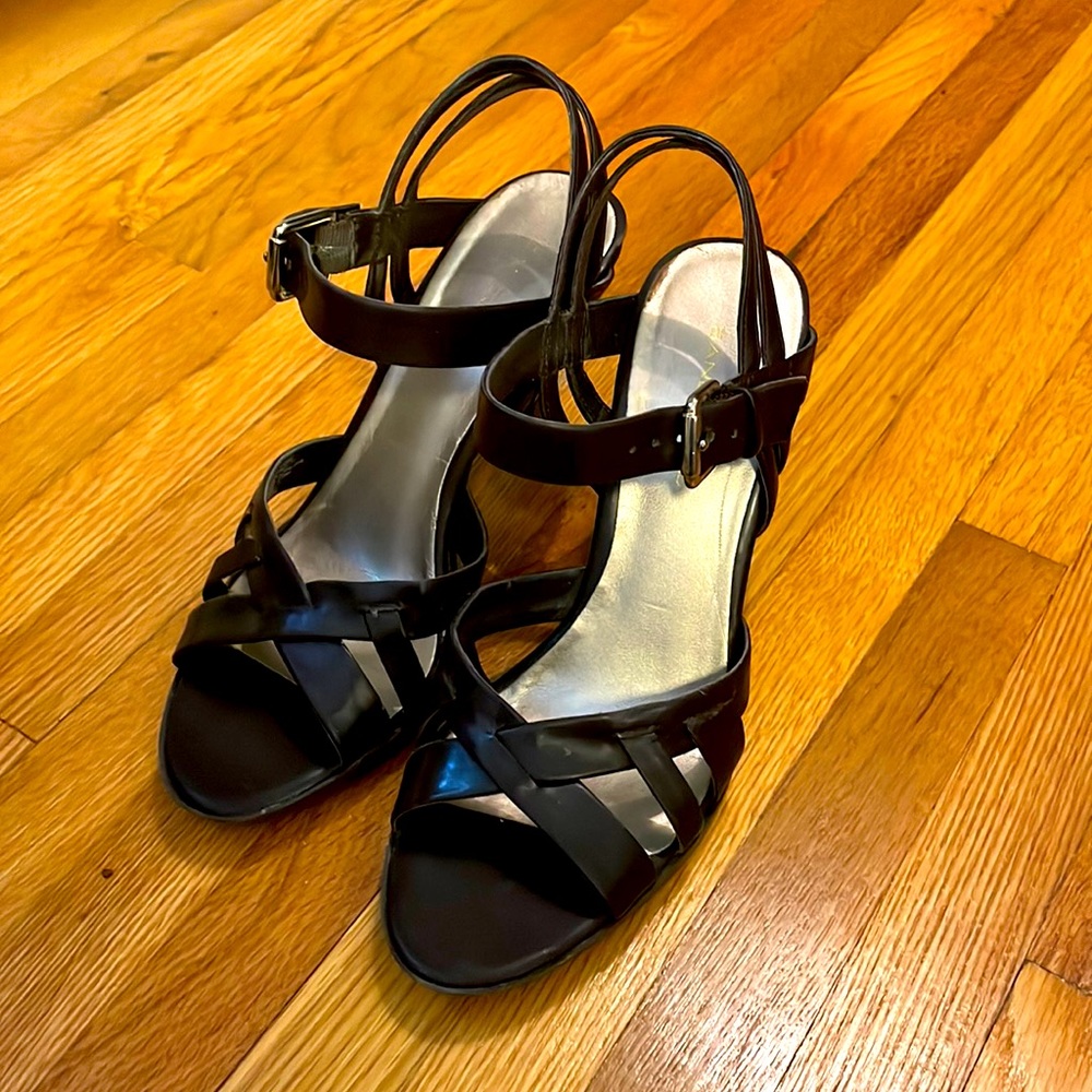 Chocolate Brown Strappy Sandals